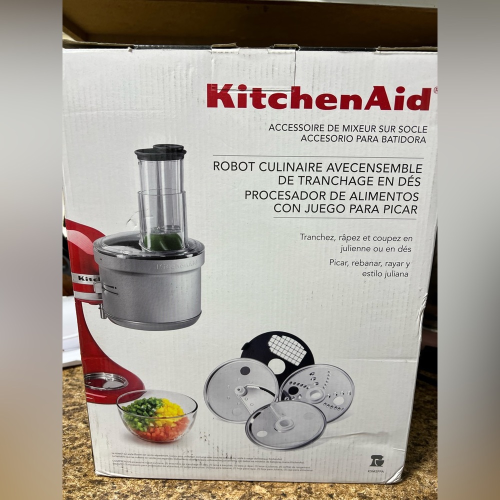 Kitchen aid food processor attachment kit